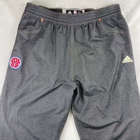 NBA ABA Pants Mens 3XL Length +2 Tearaway Warm Up Basketball Adidas Authentics - Picture 3 of 12